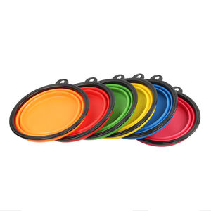 Özel Logo çevre dostu silikon katlanır katlanabilir seyahat köpek kase kanca ile taşınabilir pet köpek besleyici köpek yemekleri - Product Image 4