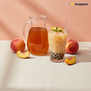 ชานมไข่มุกน้ำเชื่อมพีช ขวด 5 กก. ฮาลาล มังสวิรัติ ขายส่ง - Product Image 6