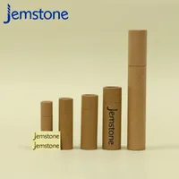 Vente en gros d'usine, emballage de tube de déodorant en papier cartonné biodégradable, boîte à pousser pour cosmétiques, tube de rouge à lèvres, baume à lèvres