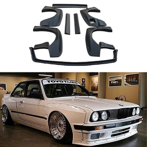 Labio Delantero de Alta Calidad para BMW E30 de 2 Puertas, Estilo <span class=keywords><strong>RB</strong></span>, Kit de Carrocería Ancha, Tipo Ceja de Rueda, Parachoques, Faldón Lateral, Pieza Automotriz - Product Image 2