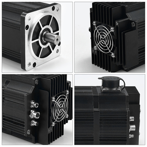 Moteur DC basse tension intégré STO étanche avec commande de vitesse, multi-tours, haute précision, couple élevé 1500W NEMA6 - Product Image 4