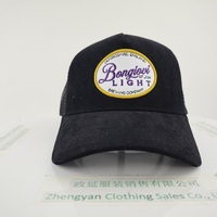 Topi Trucker Topi desainer hitam Topi Trucker bordir Australia Corduroy Patch Topi Trucker
