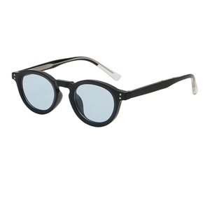2024 New Personalized <b>Round</b> Frame UV400 Acrylic Sun Glasses Trendy Vantage Eyewear Eye Protection for Unisex - Product Image 2