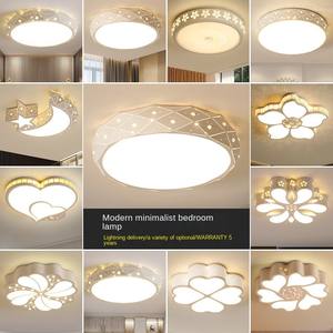 Plafonnier LED en acrylique pour décoration intérieure moderne, fer blanc, télécommande, circulaire, salle à manger, salon, IP33, Ra90 - Product Image 2