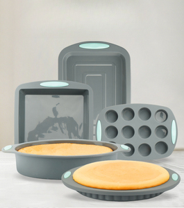 Moule à gâteau en silicone de qualité supérieure résistant aux hautes températures, moule rond antiadhésif pour la cuisson à la maison - Product Image 1