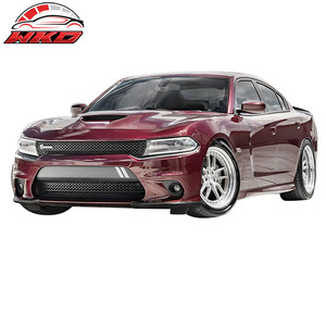 Pour Dodge Charger 2015-2023 SRT Scat Pack, lèvre de pare-chocs avant, séparateur, noir mat, kit carrosserie de haute qualité - Product Image 2