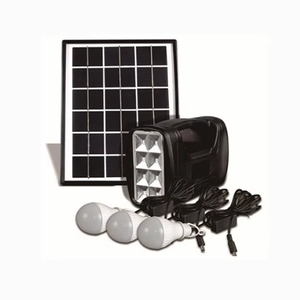 <b>Solar</b> <b>Generator</b> Kit <b>Solar</b> Panel 5W Battery Capacity 4Ah LED Bulb 3W*3PCS <b>Solar</b> Torch - Product Image 1