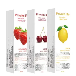 100ml Lubrifiant à saveur de fruits pour le sexe anal Huile lubrifiante pour le sexe oral Produits de sexe pour adultes Gel lubrifiant pour le corps Huiles d'amour Femmes Hommes