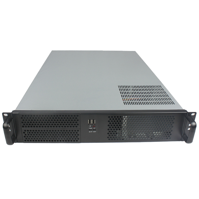 OEM 2U Rack-mounted Chassis, 650mm Deep EATX Server Motherboard, PC Large Power Supply, Industrial Control Chassis