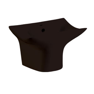 Lavabo de salle de bain en porcelaine, lavabo en céramique artistique à trou unique, 5 mm d'épaisseur, anti-décoloration, garantie 5 ans, 9L - Product Image 2