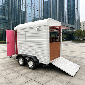 Innovative Horse <b>Box</b> With Personalized Layout For Pizza And Coffee Vendors Street Food Cart - Product Image 1