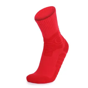 رياضي النخبة جوارب ضغط القطن الجوارب عادي أبيض أحمر صبي لطيف جوارب أنبوبية