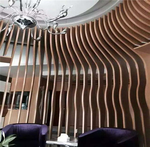 Plafond en aluminium avec impression par transfert de grain de bois, plaque en alliage d'aluminium pour décoration architecturale - Product Image 5
