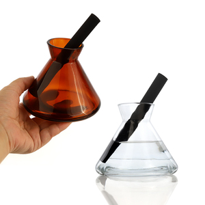 Conical Aromatherapy Empty Home Stained Glass Diffuser Bottle No Fire Cane Stick Fragrance Bottle Essence Oil Bottle - Product Image 6