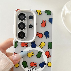 เคสโทรศัพท์ลายการ์ตูนกระต่ายน่ารักแบบด้าน แม่เหล็กติดได้ สำหรับ Samsung Galaxy S26 S25 และ iPhone 17 Pro Max 16 - Product Image 3
