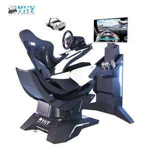 YHY All-aluminum Alloy Shape Vr 32 Inches Screen 9d Vr Game Machine Virtual Reality Racing Simulator Car Vr Racing