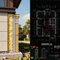 Conception et construction de villas de luxe modernes, service de conception personnalisée de maisons à 5 chambres avec piscine