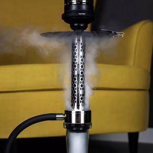 Rusia Original Acero inoxidable Geometría Techno Hookah Shisha Set Party Club Outdoor Beach Camping Fumar Shisha Chicha - Product Image 3