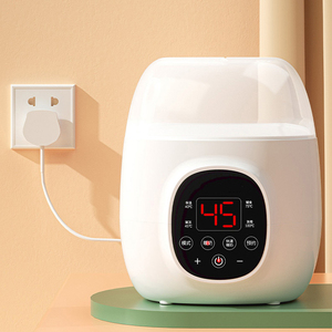 Calentador de biberones de leche para bebés con pantalla táctil LCD sin BPA de Material PP de grado alimenticio para 2 biberones suministros de alimentación - Product Image 3