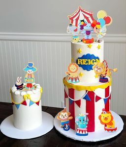<span class=keywords><strong>Cirque</strong></span> Gâteau Toppers Animaux Gâteau Décoration Carnaval Cupcake Topper Clown pour <span class=keywords><strong>Cirque</strong></span> Fête D'<span class=keywords><strong>anniversaire</strong></span> Bébé Douche Fournitures - Product Image 6
