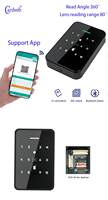 Lecteur de cartes de contrôle d'accès aux portes IP66 avec alarme anti-effraction WG26 WG34 EV3 RJ45 WiFi RFID IC NFC Mot de passe Code-barres Code QR dynamique
