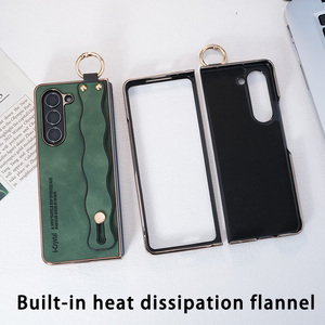 <span class=keywords><strong>Coque</strong></span> multifonctionnelle en cuir <span class=keywords><strong>pour</strong></span> <span class=keywords><strong>Samsung</strong></span> <span class=keywords><strong>pour</strong></span> Galaxy <span class=keywords><strong>Z</strong></span> <span class=keywords><strong>Fold</strong></span> 7 6 5 <span class=keywords><strong>4</strong></span> 3 Couverture arrière de la dragonne galvanisée - Product Image 3