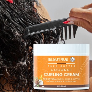 Crème Coiffante Végétalienne Personnalisée OEM/ODM à la Noix de Coco et au Beurre de Karité pour Cheveux Naturels : Allonge les Boucles, Hydrate - Product Image 3