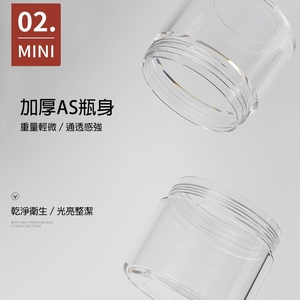 Tarro Cosmético Redondo Transparente de Boca Ancha de 20g a Precio de Fábrica, Envase Reutilizable con Tapa de Rosca para Mascarillas de Barro, Bálsamos Corporales y Productos Caseros para el Cuidado de la Piel - Product Image 4