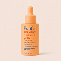 Sérum Éclat de Peau Nourrissant Hydratant à l'Extrait de Ferment Probiotique Double pour un Teint Lumineux et Éclatant, Idéal Peaux Sensibles