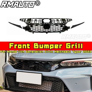 Parrilla Delantera para Honda Civic de 11ª Generación, Parrilla para Honda Civic Hatchback Typer 2022, Accesorios para Automóviles - Product Image 2