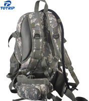 Sac à dos tactique de grande capacité personnalisé avec fermeture à glissière, en polyester, avec poche tactique, pour l'entraînement et le club