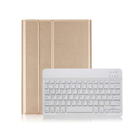 IPad 7th 8th 9th 10.2 inç klavye durumda rusça İspanyolca arapça kore İbranice klavye portekizce