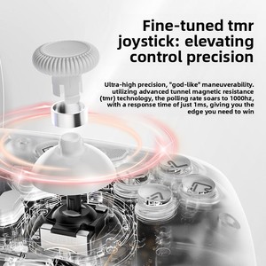 K20 TMR Dual-<span class=keywords><strong>Controller</strong></span> für PC & Heimgebrauch, Spielcontroller mit Aktivkohle-Aktivierung, Kompatibel mit Android IOS, Elektrische Stromquelle - Product Image 2