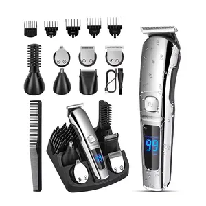 2024 New Electric Rechargeable Hair Trimmers For Men Hair Cut Grooming Set