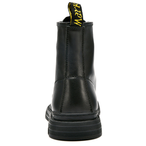 Stivali Invernali da <span class=keywords><strong>Uomo</strong></span> in Vera Pelle di Alta Qualità con Fodera in Pelliccia Calda, Modello Midi con Lacci, Colore Nero - Product Image 4