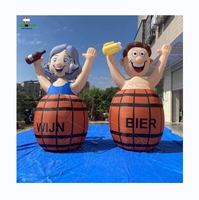AIRFUN Commercial grade yard sauter décoration gonflable publicité Abraham et Sarah modèle personnages