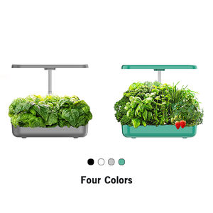 Kit de culture d'herbes aromatiques d'intérieur avec pot auto-arrosant, système de jardinage hydroponique intelligent et portable avec lumière - Product Image 6