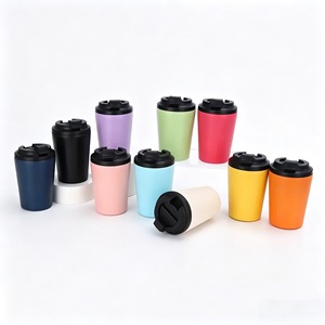 Jinwan Customized 12oz Stainless Steel Coffee Mugs Portable Insulated <strong>Cups</strong> <strong>for</strong> <strong>Working</strong> 304 Stainless Steel Travel Mug - Product Image 1