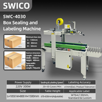 Machine de scellage automatique de cartons électriques pour entrepôts cloud e-commerce, livraison express, emballage de cartons et cerclage de boîtes d'avion