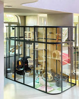 Villa pour chat, cage pour chat entièrement en verre, super grande, espace libre, animalerie, balcon en verre de luxe