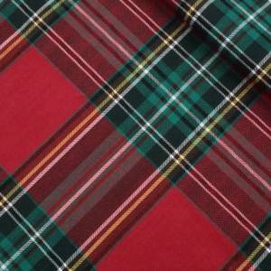 32/S 100% algodón escocés Check Plaid tela transpirable hilo teñido para <span class=keywords><strong>camisa</strong></span> Textiles para el hogar zapatos-para niños niñas niños en Stock - Product Image 1