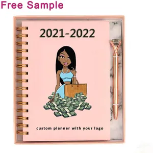 <span class=keywords><strong>2023</strong></span>ที่กำหนดเองวางแผนปกแข็งเกลียวผูกพันโลโก้ฟอยล์สีทองการตั้งครรภ์วารสารรายเดือนวางแผนวาระ - Product Image 1