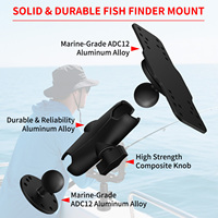 360 °   Support rotatif pour sondeur électronique marin, compatible avec Garmin, Lowrance et Humminbird