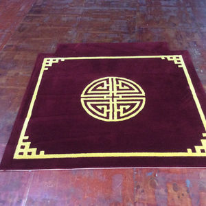 100% צמר בעבודת יד משי שטיחי שטיחים - Product Image 6