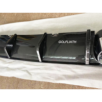 Pièces automobiles GOLFLIATH de haute qualité, pare-chocs arrière, diffuseur à 4 sorties, lèvre arrière pour Golf 8 MK8