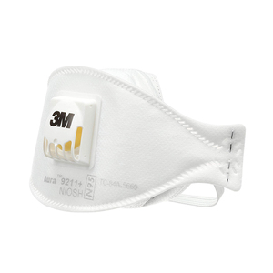 Masker <span class=keywords><strong>Respirator</strong></span> Anti debu sekali pakai, untuk 9211 + masker pernapasan industri katup pernapasan antilembap anti-tetesan - Product Image 3
