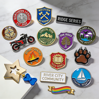 Broche personnalisée vintage avec logo sur mesure, nouvelle broche créative, fournisseur d'or, vente chaude en usine