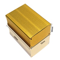 Caja de Proyectos de Aluminio, Cuerpo Dividido, Extrusión de Aluminio Anodizado, Montaje en Pared, Caja Electrónica de Aluminio Extruido, Carcasa para PCB