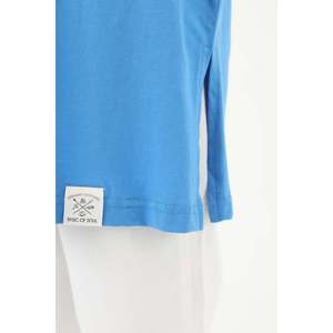 T-shirt basique sans manches pour femme Soul, haut confortable pour tous les jours, débardeur décontracté à col rond en bleu saxo - Product Image 5