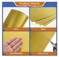 Hot Sale 250gsm A4/A5 DIY Holo graphic Cardboard Luxus einseitig beschichtete Stanz muster mit Sparkle Flash Shimmer Glitter